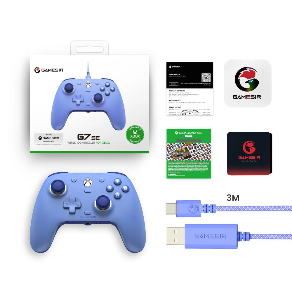 GameSir G7 SE  Xbox Wired Controller - Dynamic Blue - Image 6